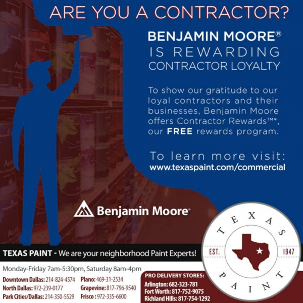 Benjamin Moore Contractor Rewards