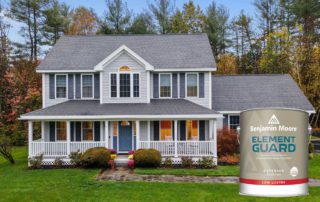 Exterior Fall Painting and Benjamin Moore's Element Guard